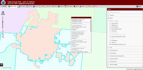 " The Clark County, WI Geographic Information Web Server provides online access to geographic and assessment record info currently maintained by Clark County, WI for individual parcels of property. . Clark county gis